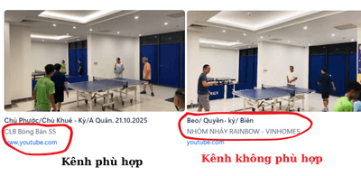 Văn hóa sử dụng nhóm Zalo của CLB Bóng Bàn