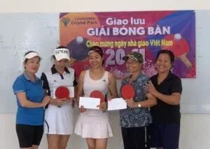 Gắn kết cộng đồng qua những buổi giao lưu bóng bàn tại Vinhomes