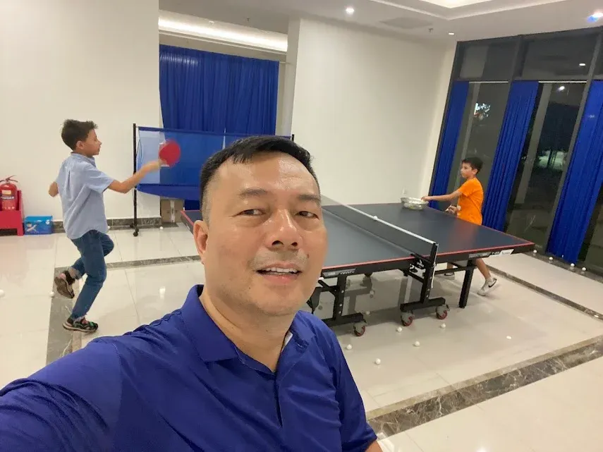 Bóng bàn cho trẻ em ở vInhomes Grand Park