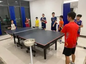 Buổi tập thứ 2 bóng bàn trẻ em CLB S5