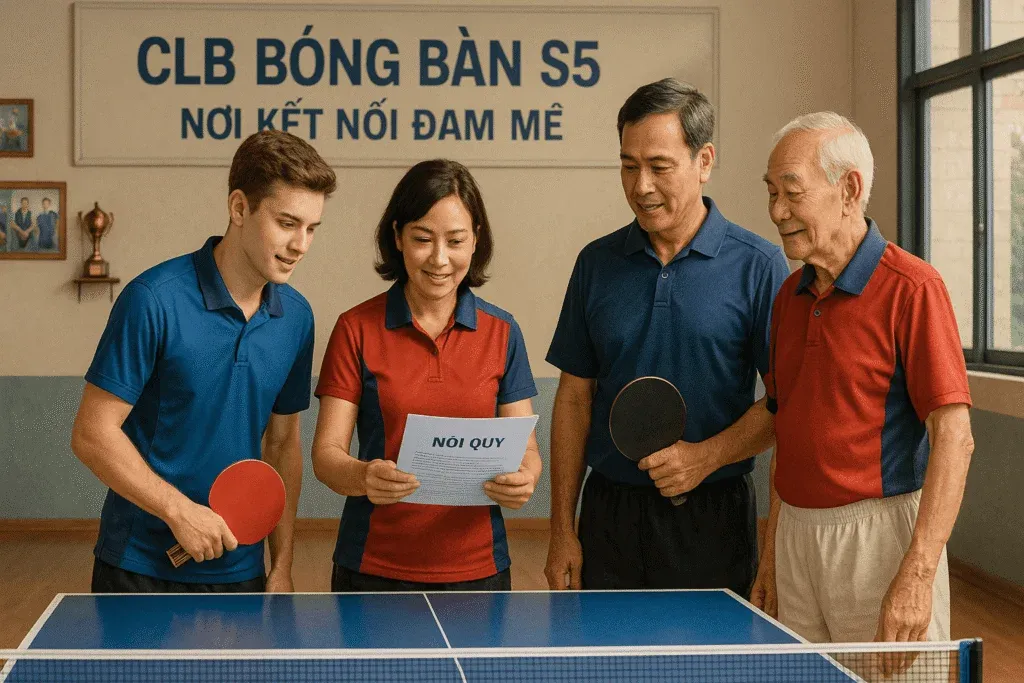 Nội quy Câu Lạc Bộ Bóng Bàn S5