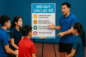 QUY ĐỊNH TẬP LUYỆN DÀNH CHO TRẺ NHỎ TẠI CÂU LẠC BỘ BÓNG BÀN S5