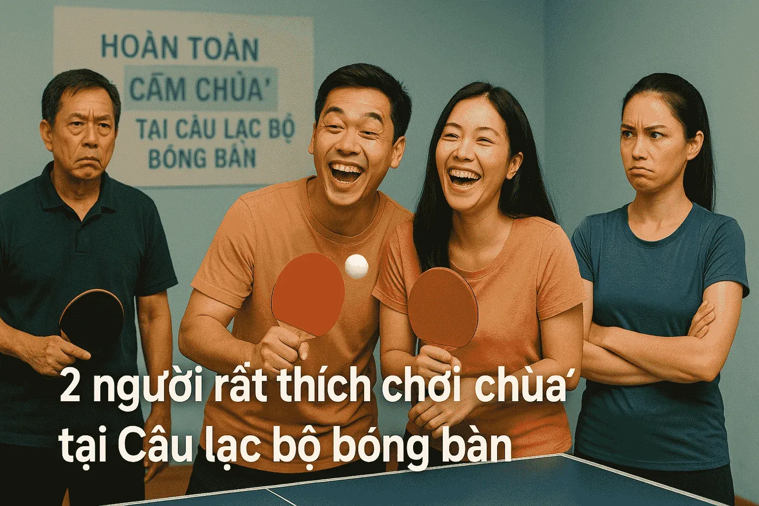 Vì sao vẫn còn nhiều người thích chơi “chùa” dù mức phí đầu tư cho bóng bàn ở CLB là rất nhỏ và hợp lý?